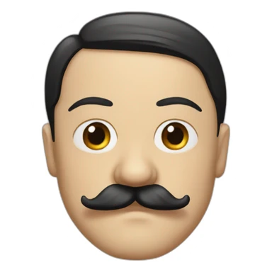 Adolf Hitler's mustache sticker