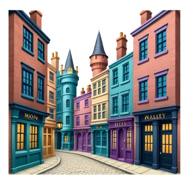 Diagon alley Mina Lima style sticker