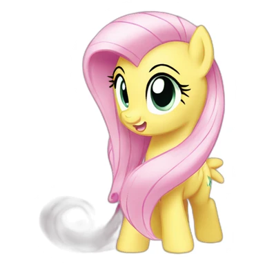 Fluttershy my little pony sticker
