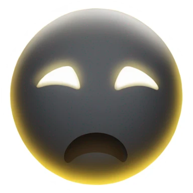 Glowing yellow orb rays of light sticker