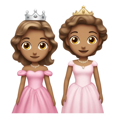 👸🏼👸🏻🩷 sticker