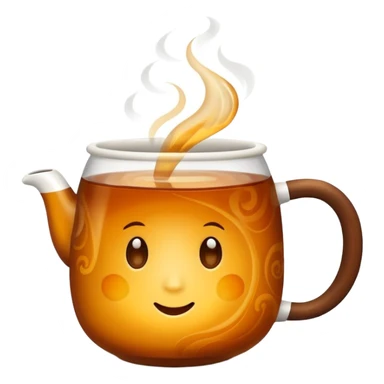 hot tea in mug sticker