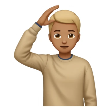 a person dabbing  sticker