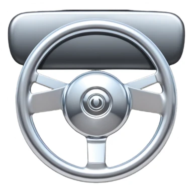 chrome browser icon with a steering wheel symbolizing Selenium WebDriver, emoji style sticker
