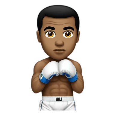 Muhammad ali sticker