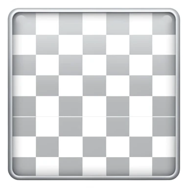 Light gray and white square with a checkered pattern 8x8 sticker