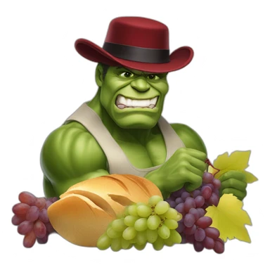 Hasidic Hulk Hogan’s bar mitzvah eating grapes riding a bear sticker