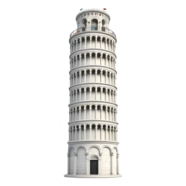 Leaning Tower Pisa sticker