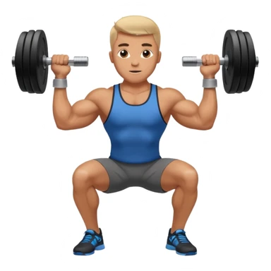 fit man wearing clothes lifting dumbbells,sideways photo sticker