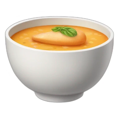 Shoe in a bowl of soup sticker