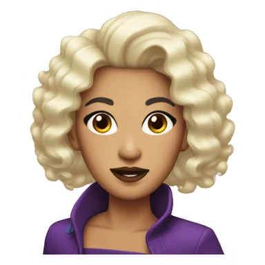 asian drag queen  sticker