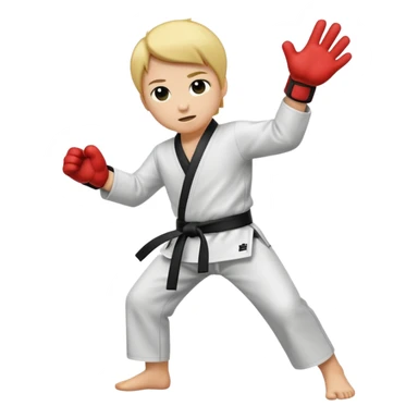 black belt spank sticker