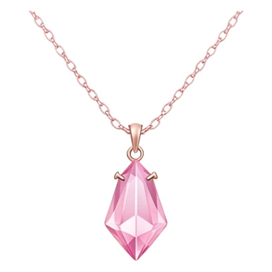 The crystal necklace from the disney movie atlantis but it's pastel pink sticker