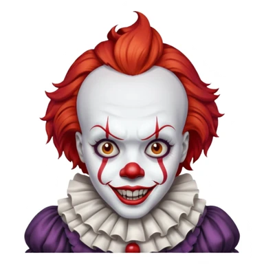 Pennywise clown sticker