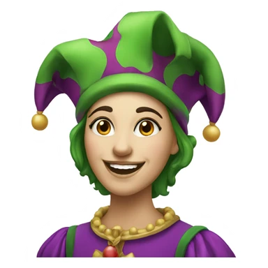 Pomni a female jester sticker