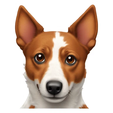 Red heeler dog sticker
