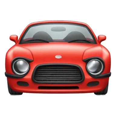 red sports car with spoiler sticker