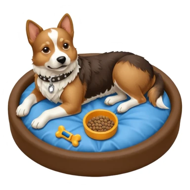 Goals:
1) Isometric view
2) Physically realistic portrayed in a way that would be expected to the average person
3) Avoid anything that could be considered offensive, even 2%

---
Now generate an image to represent a list to buy items for a new dog. sticker