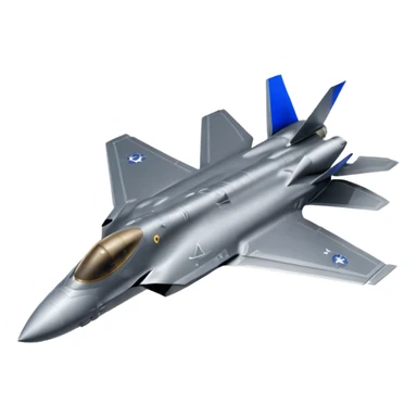 F35 Jet from the top sticker
