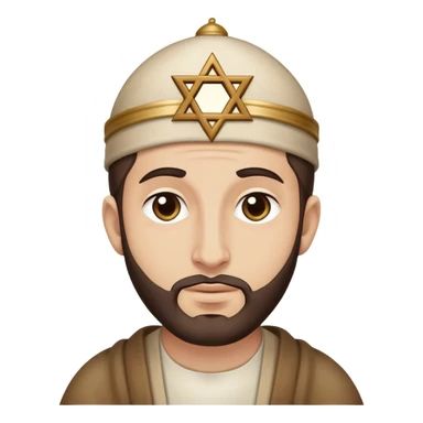 A man of the Jewish religion practicing his religion  sticker