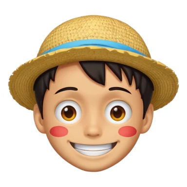 Luffy joyboy emoji sticker