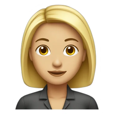 B2B Marketing girl sticker