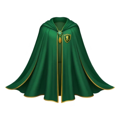 Quidditch cape slytherin sticker