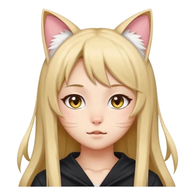 Neko girl sticker
