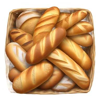 basket of bread sticker