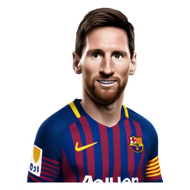 Lionel Messi in Barcelona sticker