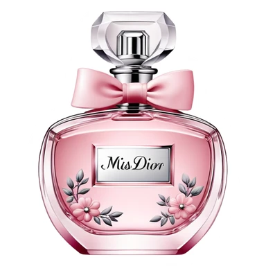 Miss dior perfume sticker