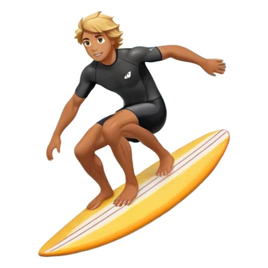 A surfer riding a large wave, skillfully balancing on their board as the ocean crashes around them. The scene captures the energy and excitement of surfing, with the sun setting in the background and the water sparkling under the light. sticker