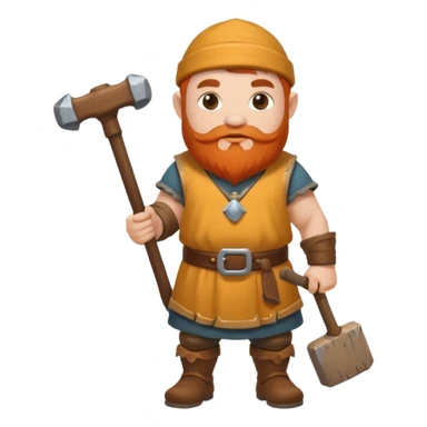Dwarf full body sticker