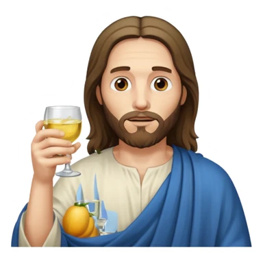 Jésu qui bois de la vodka  sticker