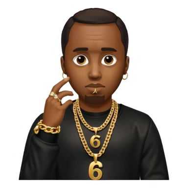 P Diddy doing 67 sticker