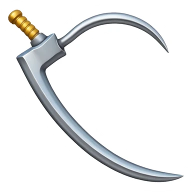 The sickle used by farmers sticker