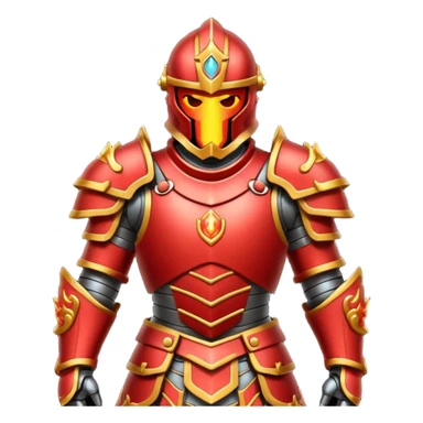 fire armored warrior sticker