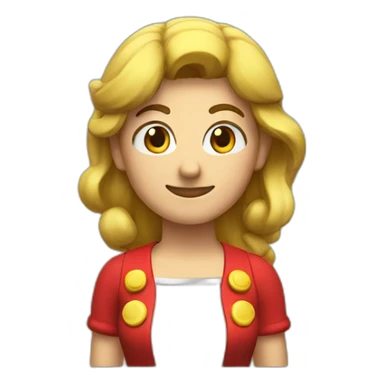mario as a woman sticker