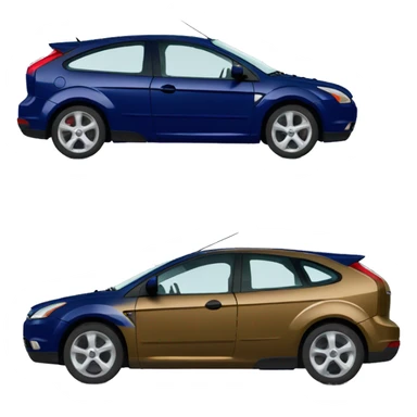 Ford Focus 2008 Dark blue  sticker