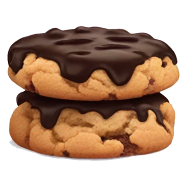 cookie crumble with chocolate  sticker