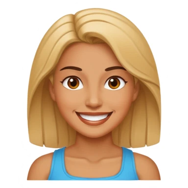 strong woman happy sticker