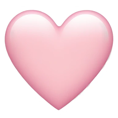 Light pink heart sticker