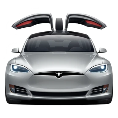 Voiture tesla sticker