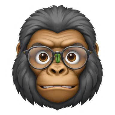 Gorillas with specs sticker