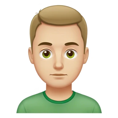 polish man in green shirt sticker