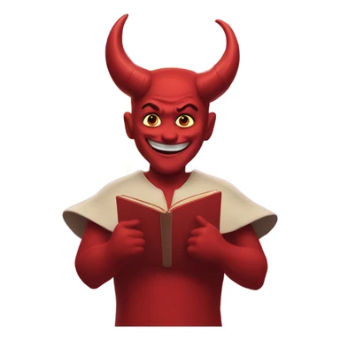 Thankful Devil sticker