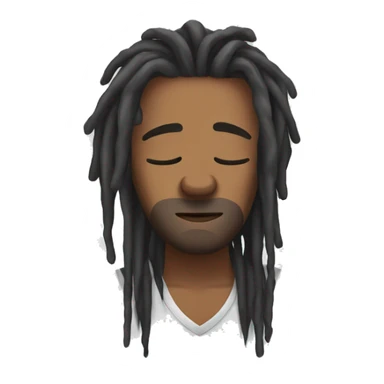 Sleep deprived dreadhead sticker