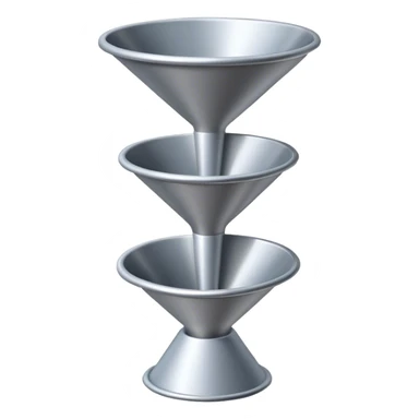 a three tiered funnel sticker