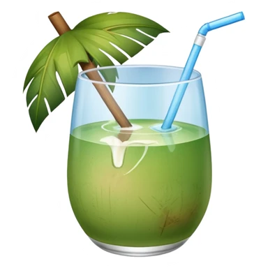 Coconut water sticker