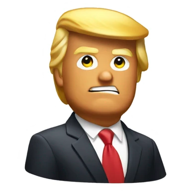 Donald trump tomando whisky sticker